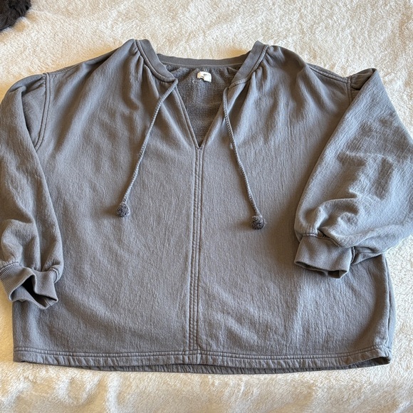 Aerie Charcoal Gray Hoodie - Picture 1 of 5